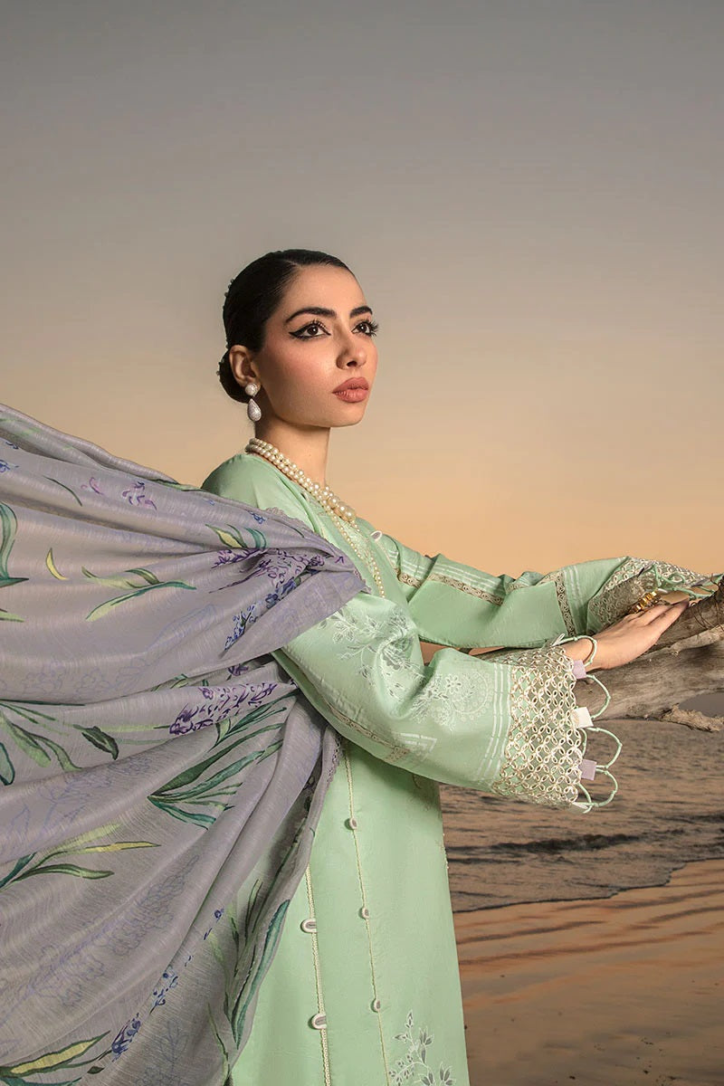 Florence By Rang Rasiya Embroidered Lawn Suits Unstitched 3 Piece RRF-3 Iris