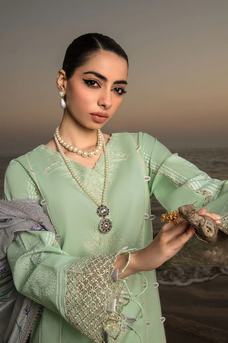 Florence By Rang Rasiya Embroidered Lawn Suits Unstitched 3 Piece RRF-3 Iris
