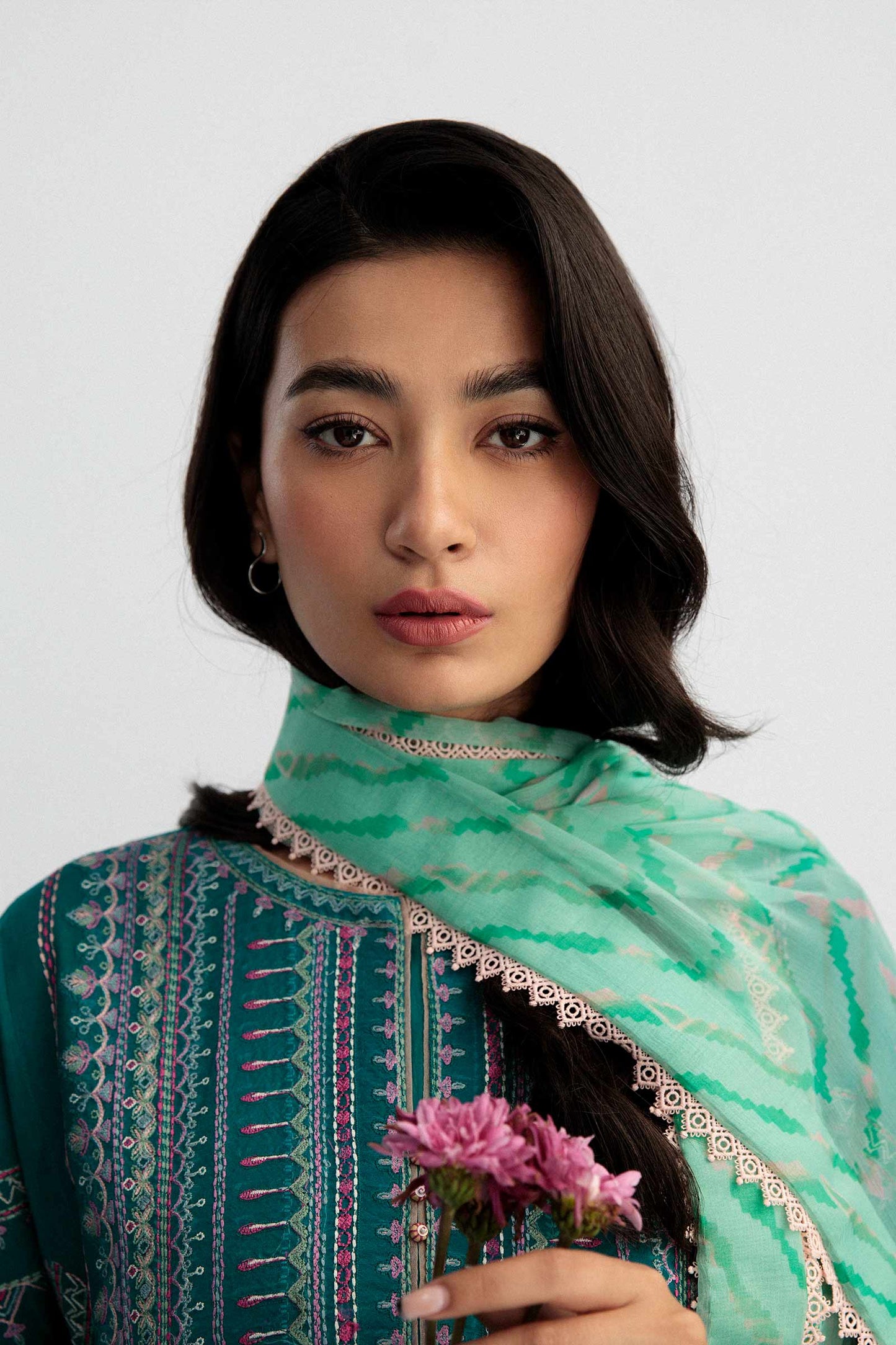 Coco by Zara Shahjahan Embroidered Lawn Suits Unstitched 3 Piece Z23-4a