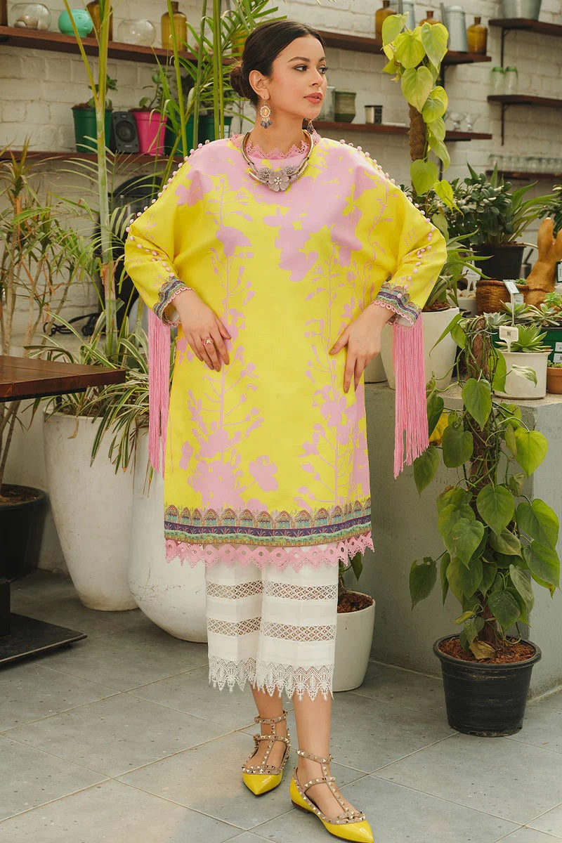 Rang Rasiya Printed Lawn Unstitched Kurti RRT-04 Starling - Pret Collection