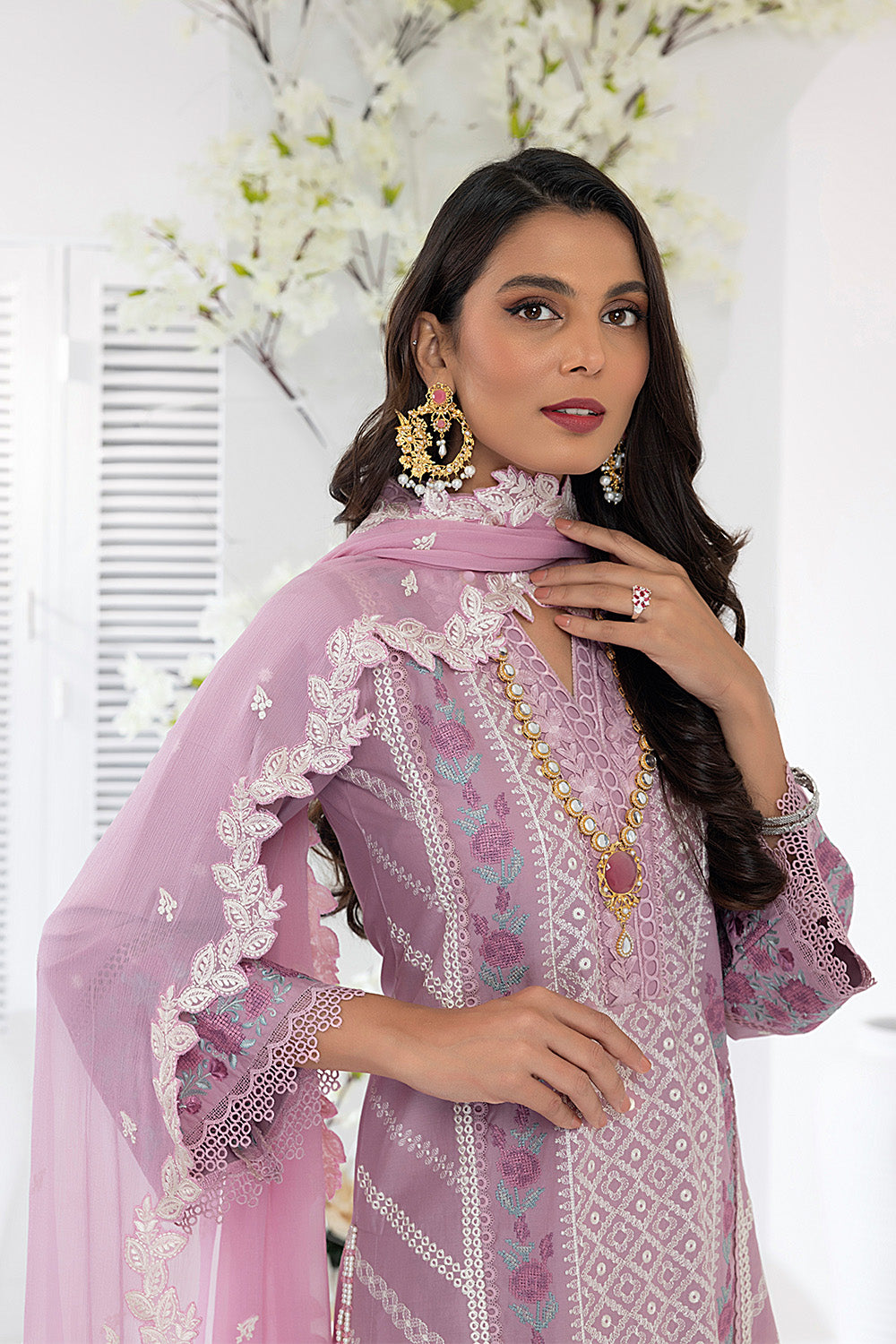 Azure Embroidered Lawn Suits Unstitched 3 Piece AZFL 52 Rising Pansy
