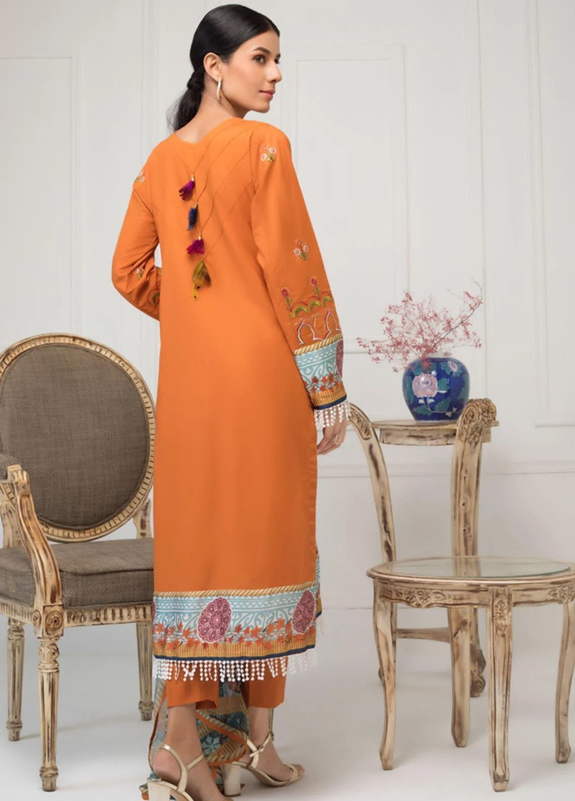 Kalyan Festive Embroidered Lawn Unstitched 3 Piece Suit – K2-05