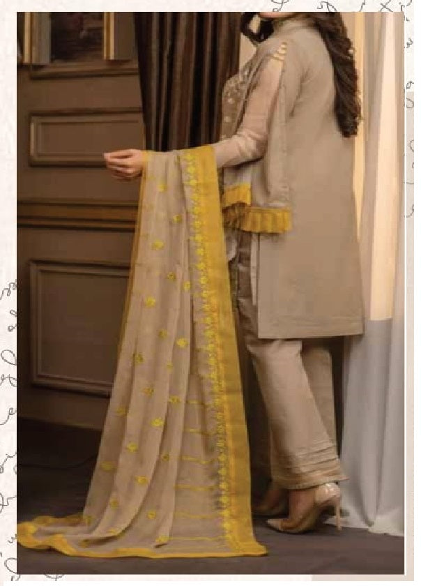 Pairahan Embroidered Chikankari Lawn Suits Unstitched 3 Piece D-05