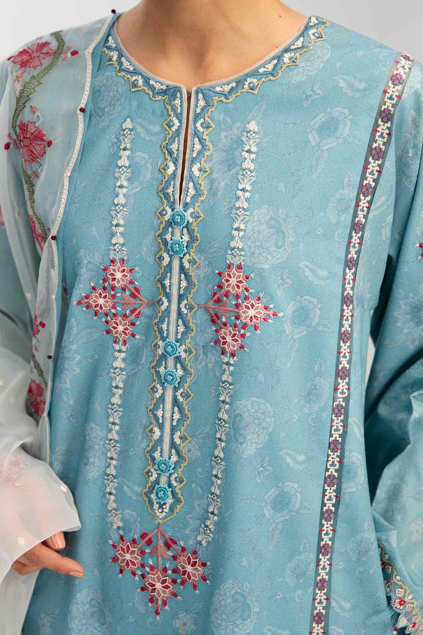 Coco by Zara Shahjahan Embroidered Lawn Suits Unstitched 3 Piece Z23-6b
