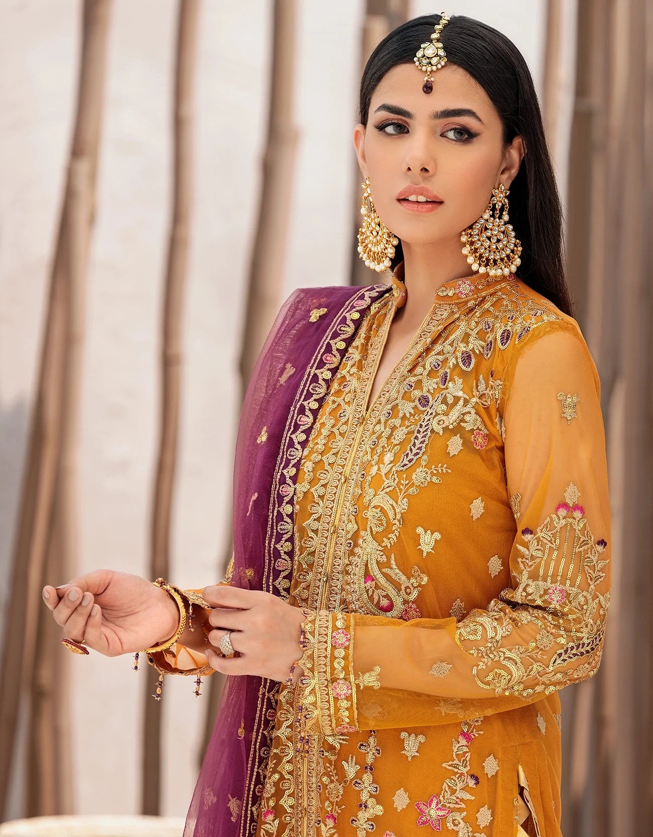 Nafasat By Emaan Adeel Embroidered Net Suits Unstitched 3 Piece NF-06