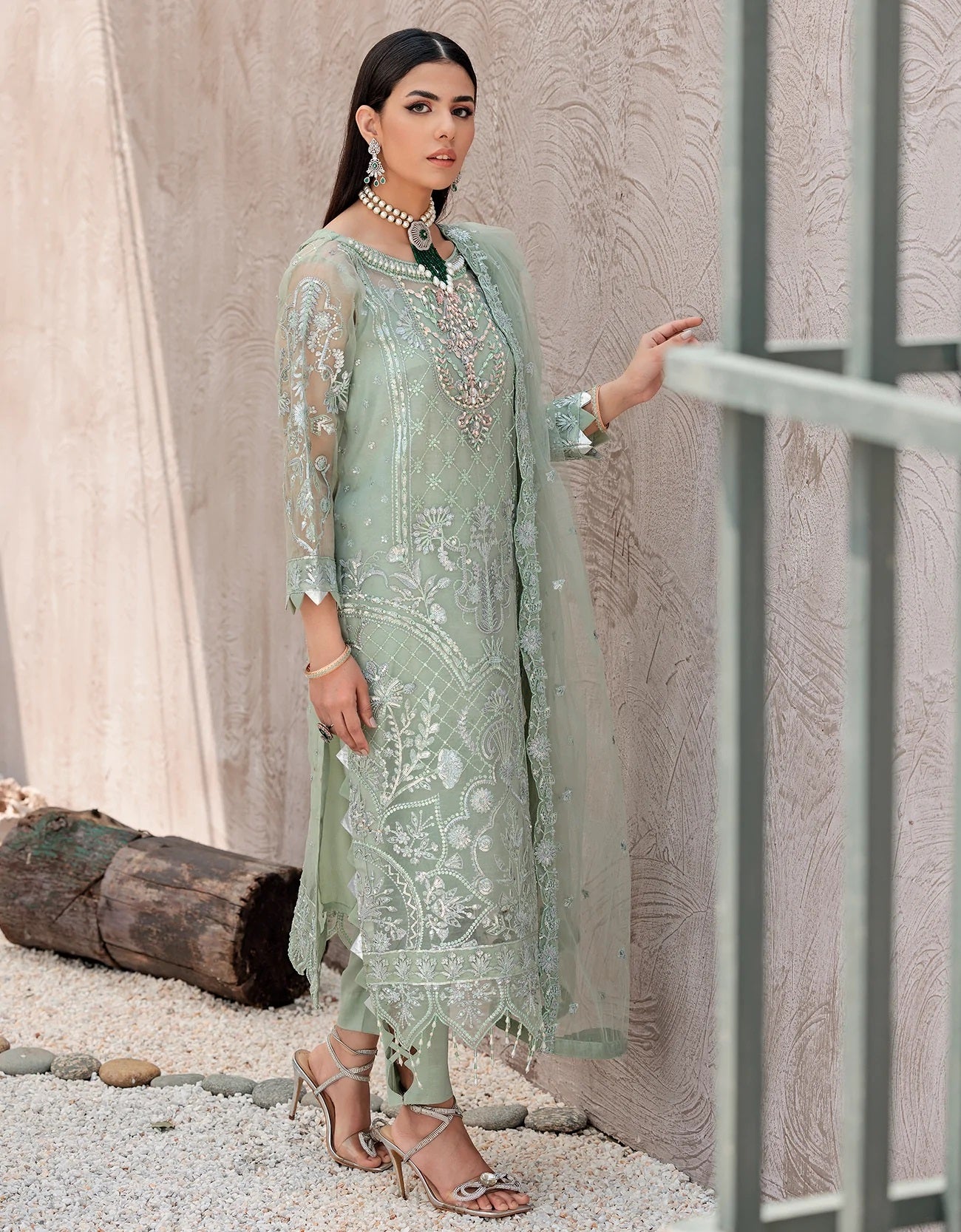 Nafasat By Emaan Adeel Embroidered Organza Suits Unstitched 3 Piece NF-07