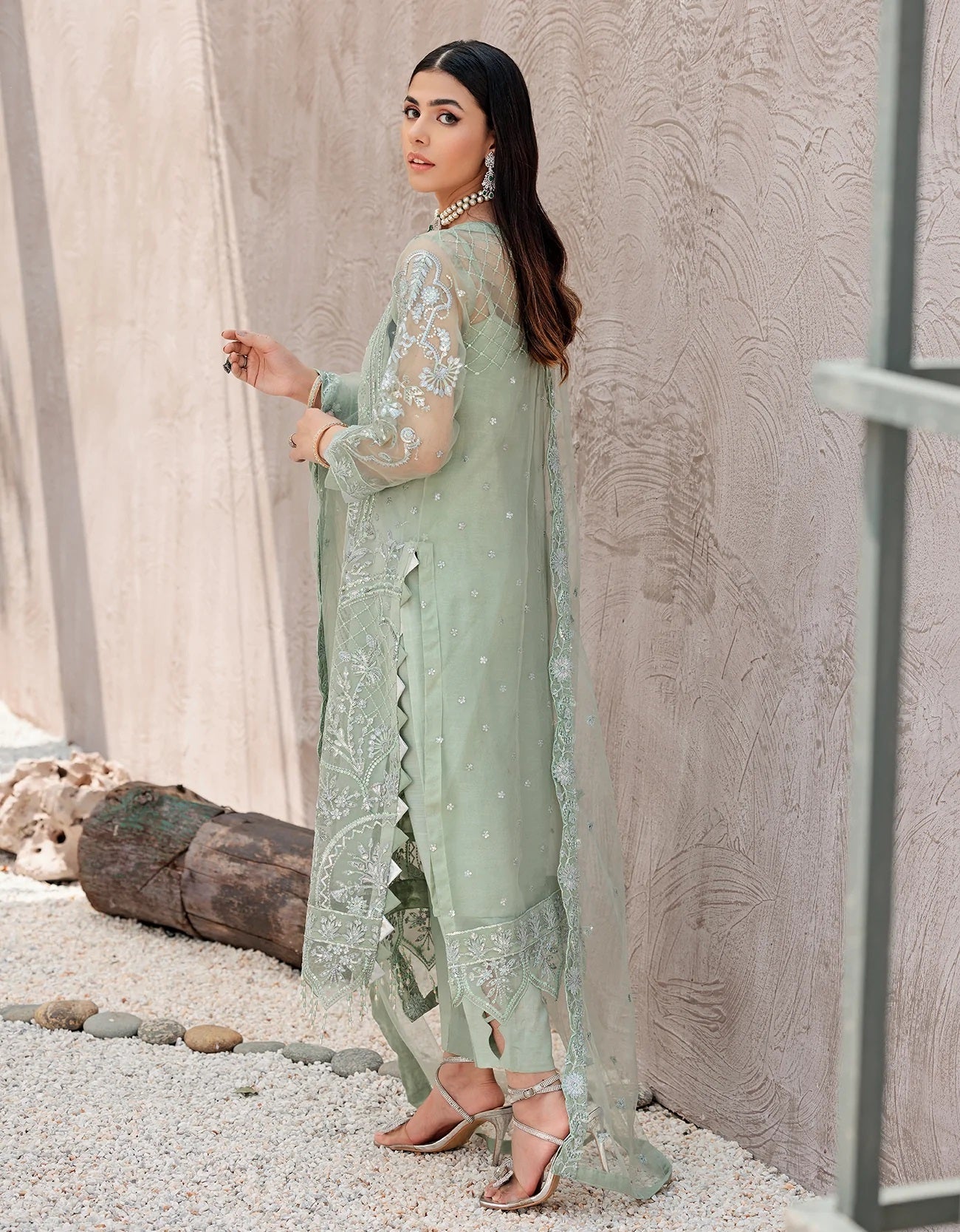 Nafasat By Emaan Adeel Embroidered Organza Suits Unstitched 3 Piece NF-07