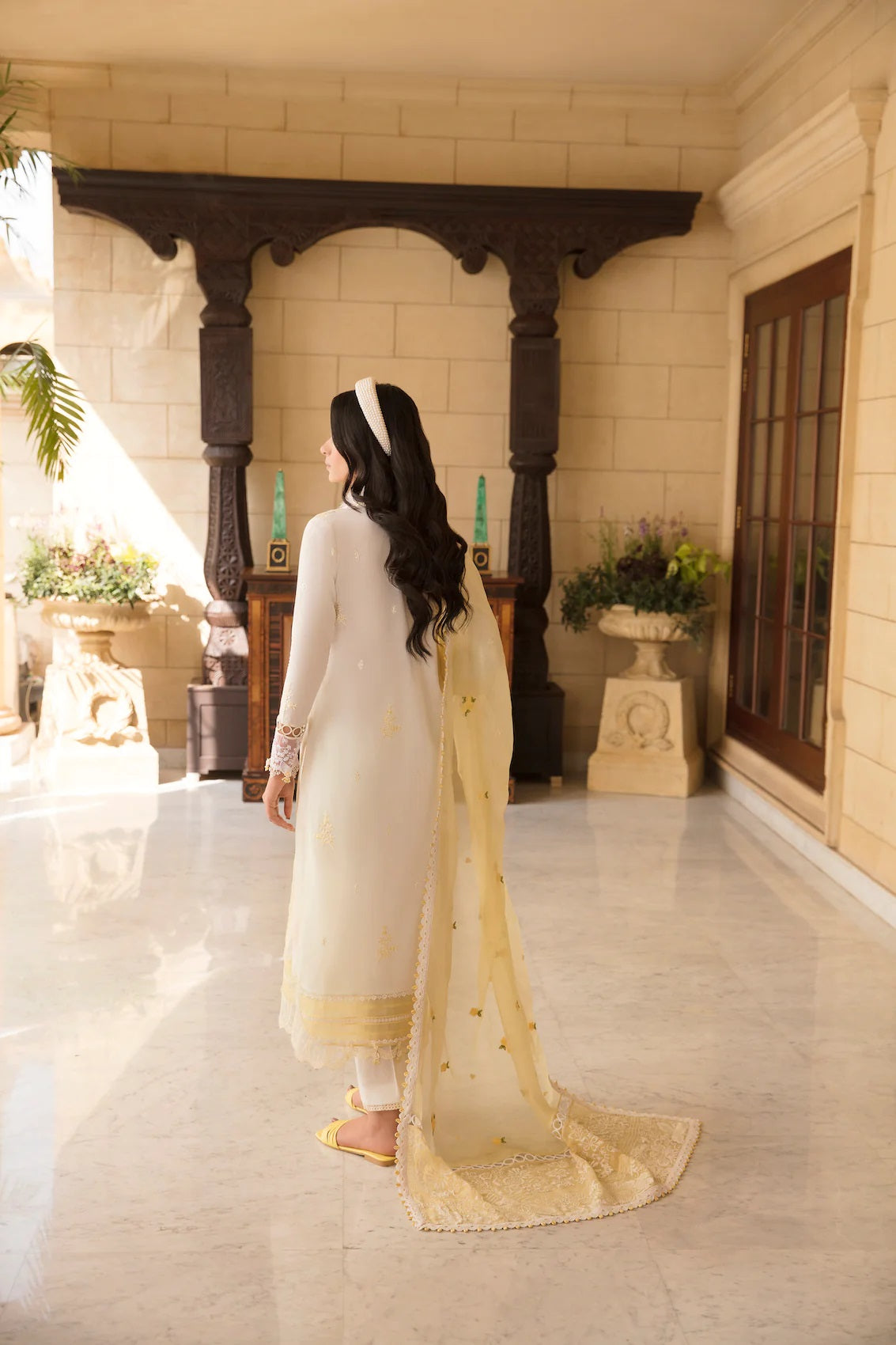 Sable Vogue Embroidered Lawn Suits Unstitched 3 Piece SL-07-23-V1 BELA - Luxury Collection