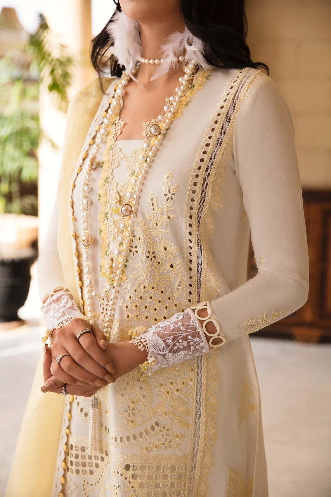 Sable Vogue Embroidered Lawn Suits Unstitched 3 Piece SL-07-23-V1 BELA - Luxury Collection