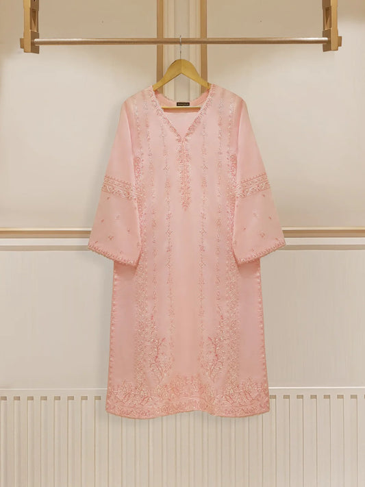 Pure Embroidered Jacquard Lawn 2pc Stitched Shirt and Pant HD508601