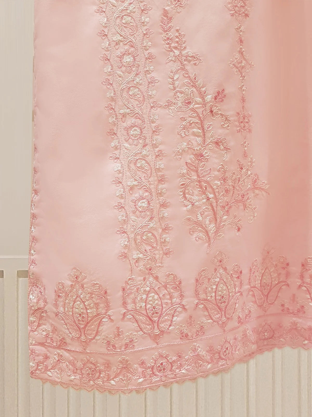 Pure Embroidered Jacquard Lawn 2pc Stitched Shirt and Pant HD508601