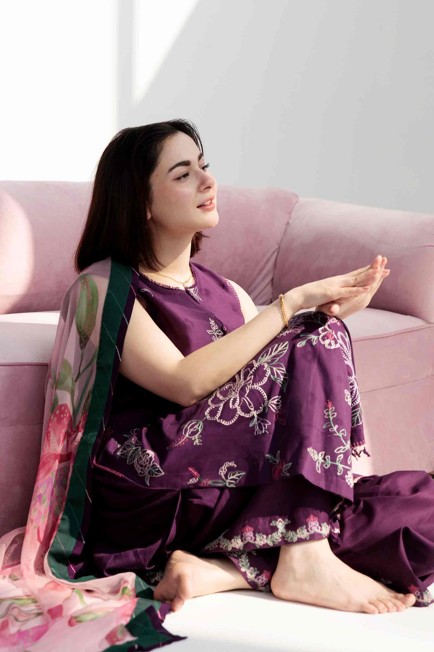 Coco by Zara Shahjahan Embroidered Lawn Suits Unstitched 3 Piece Z23-8b