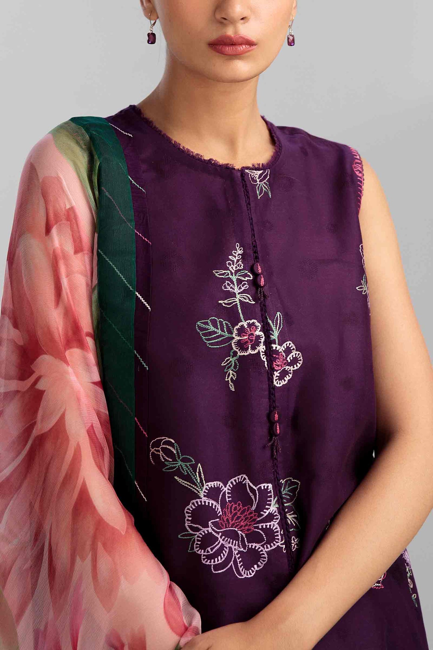 Coco by Zara Shahjahan Embroidered Lawn Suits Unstitched 3 Piece Z23-8b