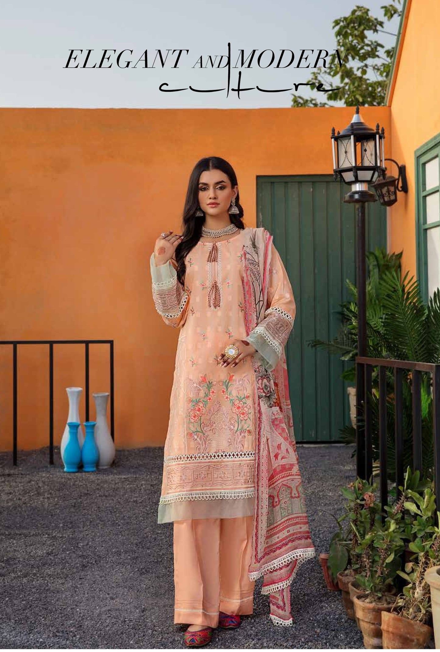 Dastan Embroidered Lawn Unstitched 3 Piece Suit - D08