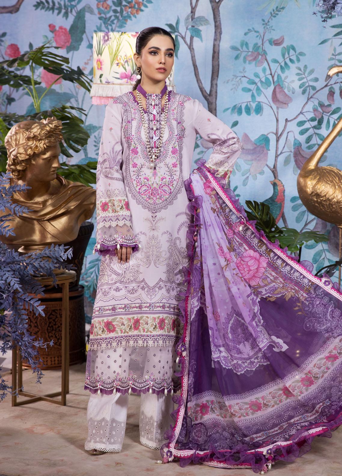 Viva by Anaya Embroidered Lawn Suits Unstitched 3 Piece VL22-08-ALLANA