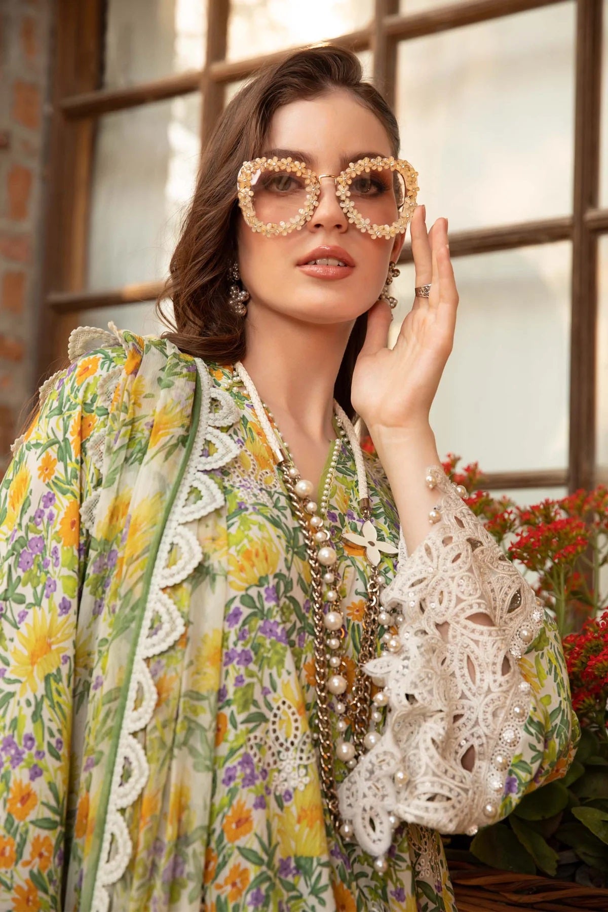 M.Prints By Maria B Embroidered Lawn Suits Unstitched 3 Piece MPT-1708-A