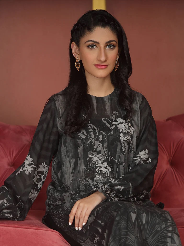 Salitex Digital Printed Lawn Kurti 1 Piece Unstitched - UK-94