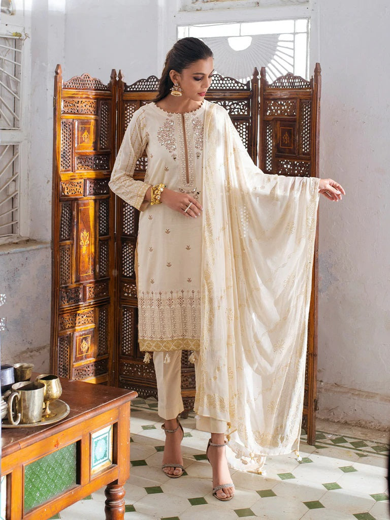 Oznur Mukesh By Salitex Embroidered Lawn Suits Unstitched 3 Piece WK-00971UT