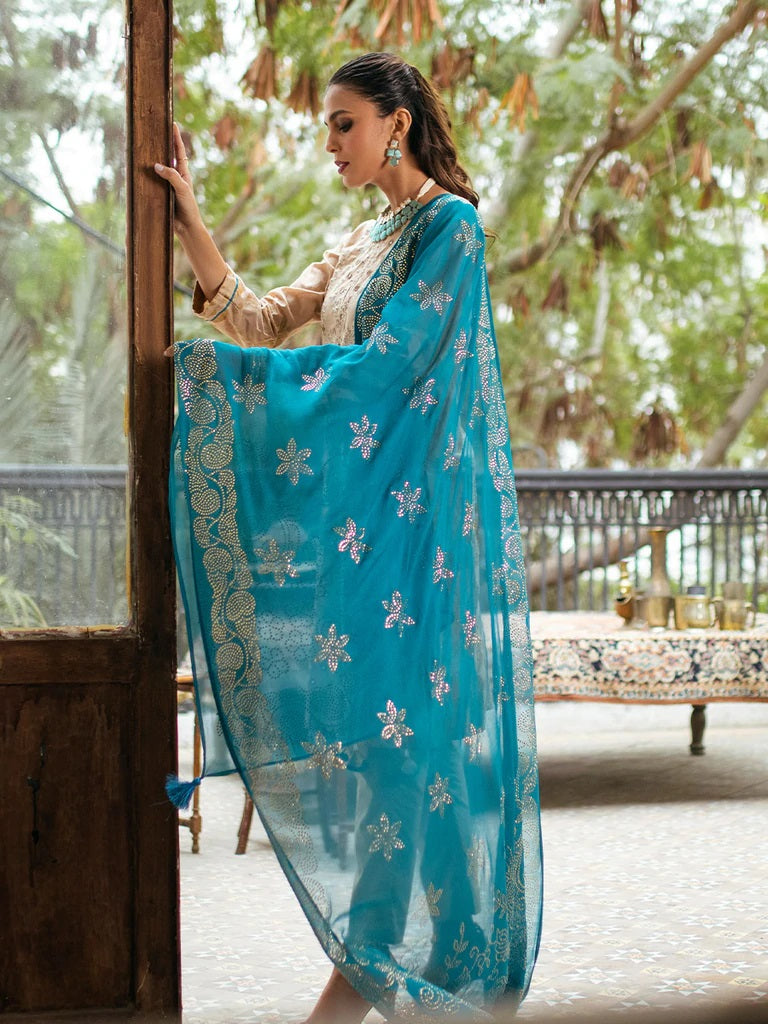 Oznur Mukesh By Salitex Embroidered Lawn Suits Unstitched 3 Piece WK-00973UT