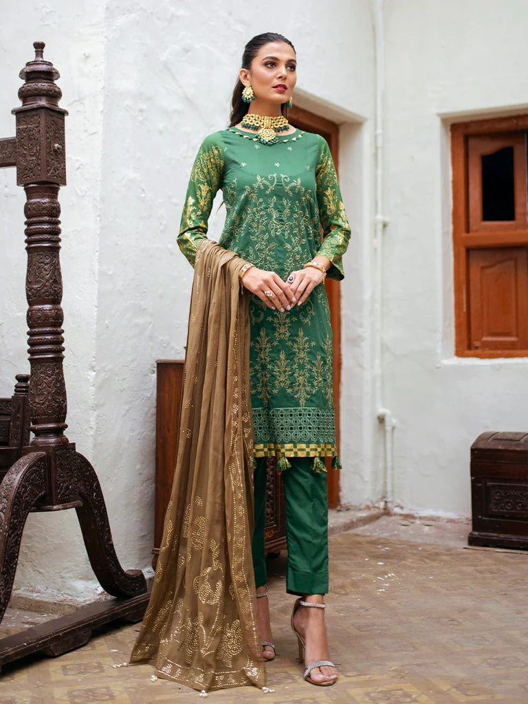 Oznur Mukesh By Salitex Embroidered Lawn Suits Unstitched 3 Piece WK-00976UT