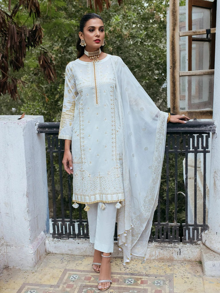 Oznur Mukesh By Salitex Embroidered Lawn Suits Unstitched 3 Piece WK-00979UT
