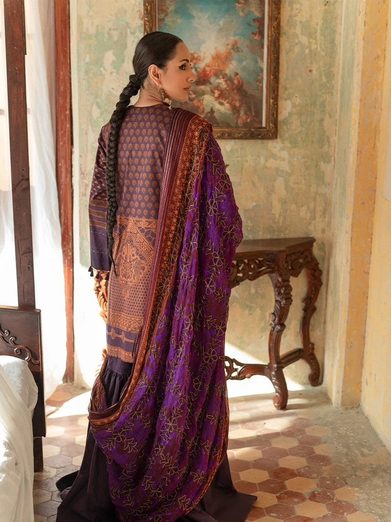Faustina By Salitex Embroidered Lawn Suits Unstitched 3 Piece WK-00992AUT