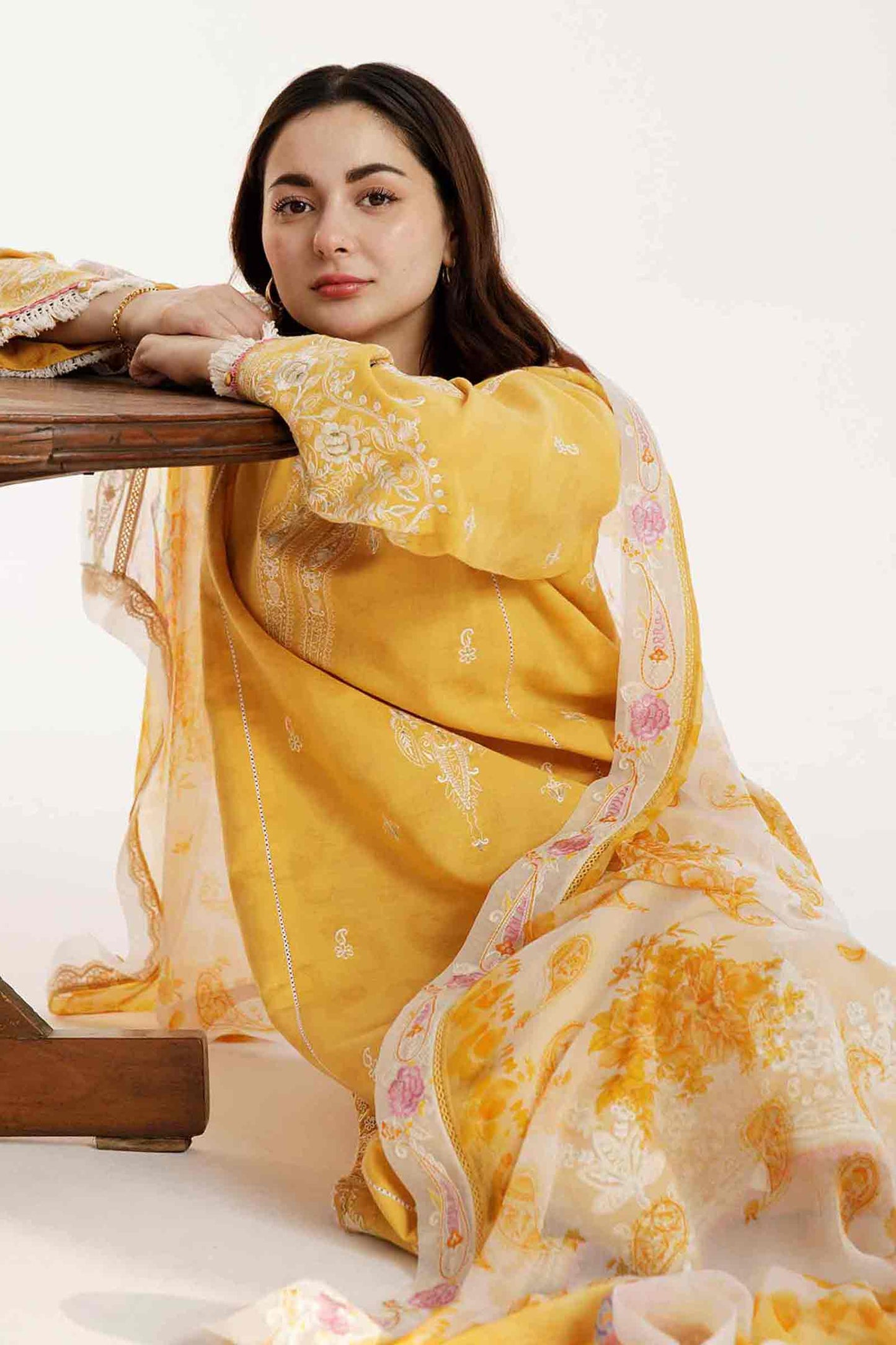 Coco by Zara Shahjahan Embroidered Lawn Suits Unstitched 3 Piece Z23-9a