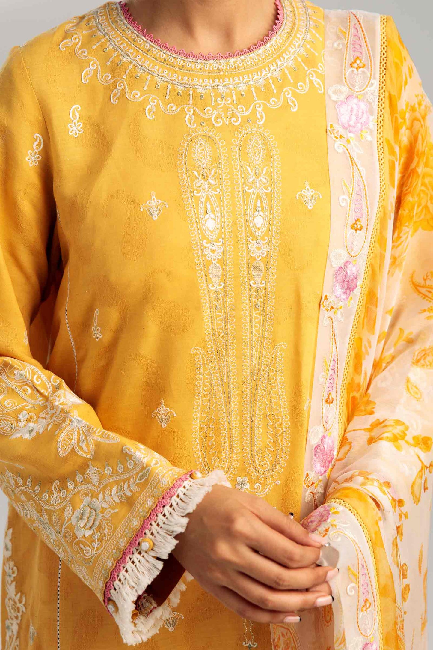 Coco by Zara Shahjahan Embroidered Lawn Suits Unstitched 3 Piece Z23-9a