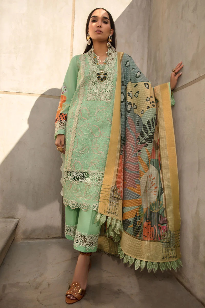 Florence By Rang Rasiya Embroidered Lawn Suits Unstitched 3 Piece RRF-9 Hazel