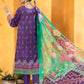 Jahanara Embroidered Lawn Suits Unstitched 3 Piece J16-09 Indigo