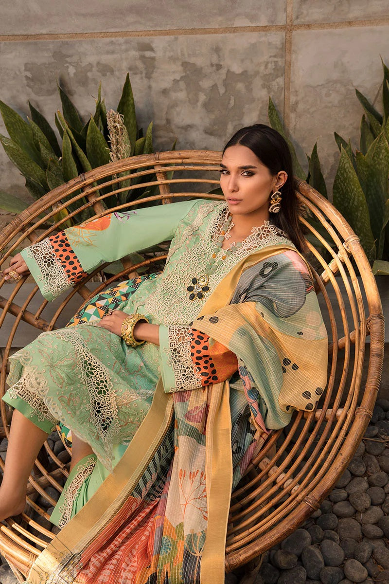 Florence By Rang Rasiya Embroidered Lawn Suits Unstitched 3 Piece RRF-9 Hazel