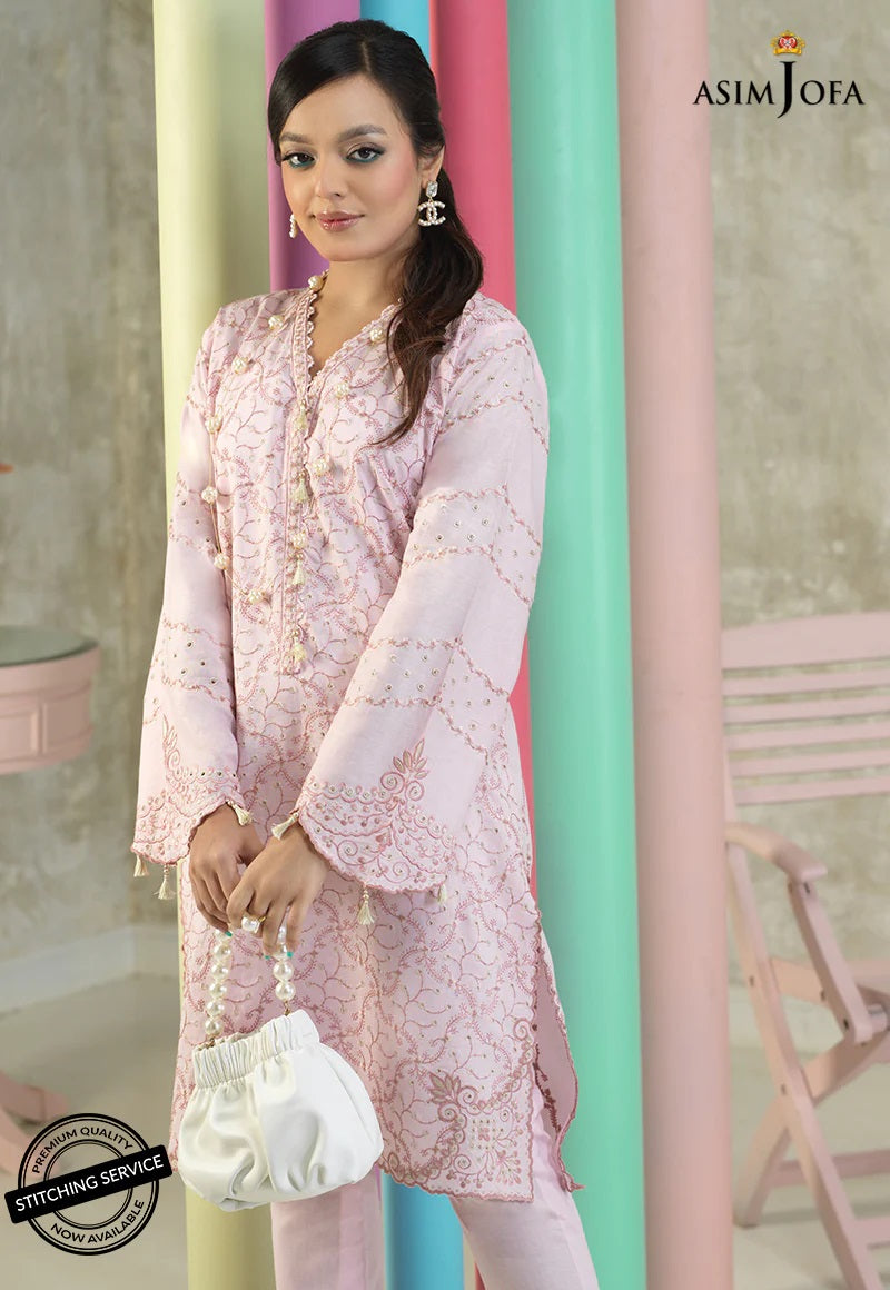 AJ Essentials by Asim Jofa Embroidered Cotton Suits Unstitched 2 Piece AJES-17
