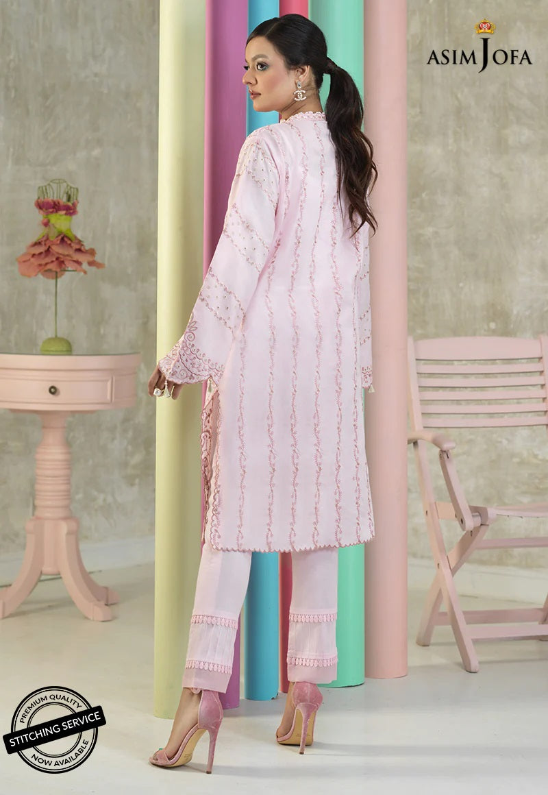 AJ Essentials by Asim Jofa Embroidered Cotton Suits Unstitched 2 Piece AJES-17