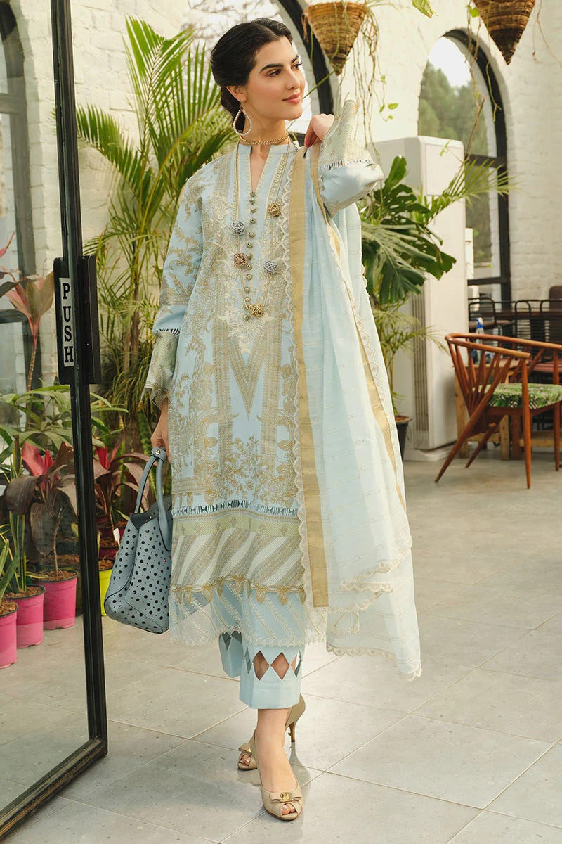 Lifestyle By Rang Rasiya Embroidered Lawn Suits Unstitched 3 Piece RRLSD-10 LUNA