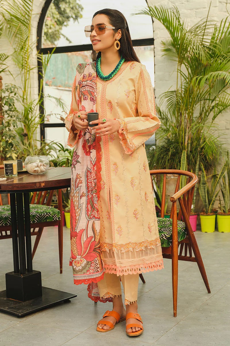 Lifestyle By Rang Rasiya Embroidered Lawn Suits Unstitched 3 Piece RRLSD-5 Aria