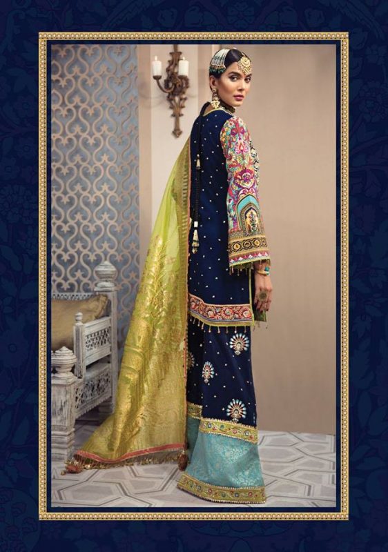 Anaya Luxury Embroidered Wedding 3 Piece Unstitched Dress - 05 Laila