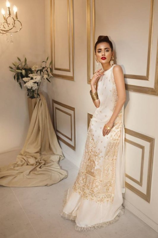 Anaya Luxury Embroidered Lawn Unstitched 3 Piece Suit - AFL 02