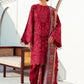 Baroque Embroidered Swiss Voile Unstitched 3 Piece Suit - 09 Carnelian
