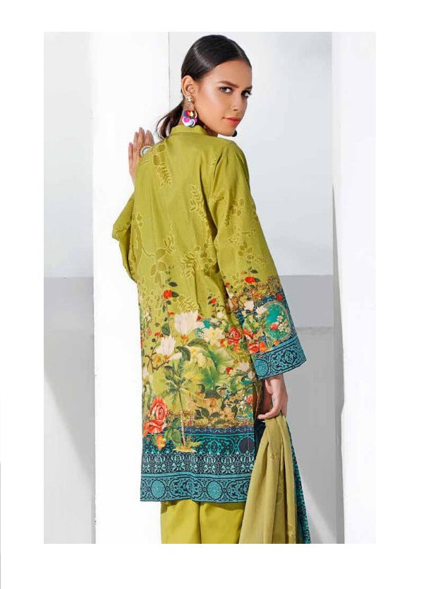 Gul Ahmed Digital Printed Mid Summer Lawn Unstitched 3piece Dress - CLP 68