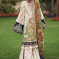 Crimson Luxury Embroidered Lawn Unstitched 3 Piece Suit - 3A