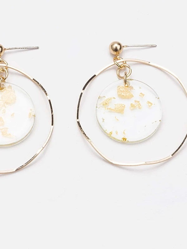Round Drop Earrings - HDJ 022