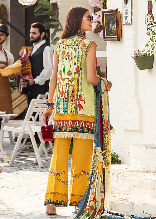 Mushq Embroidered Summer Lawn Unstitched 3 Piece Suit - 11 MARCHE