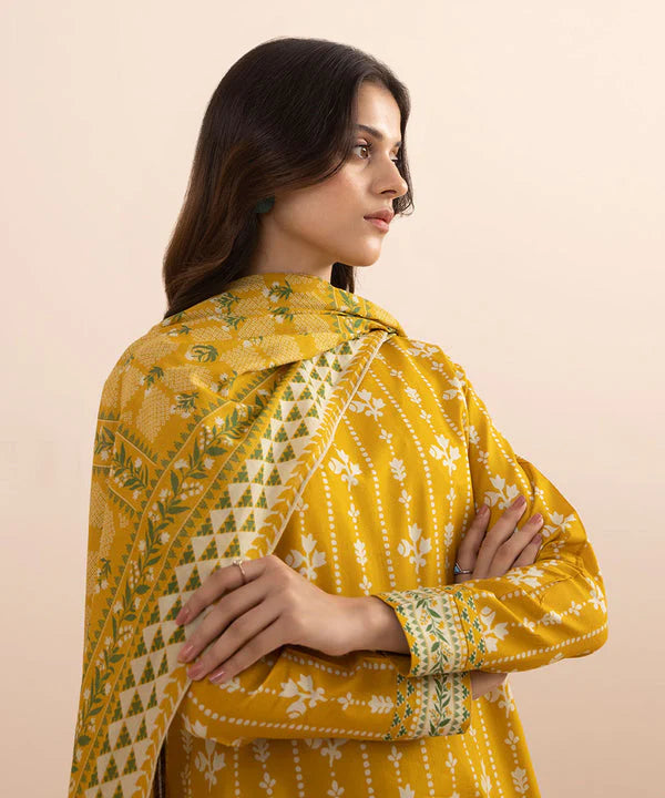 Sapphire Day to Day Mid Summer Printed Lawn 3 Piece Unstitched Dress - U3P-DY24D1-7
