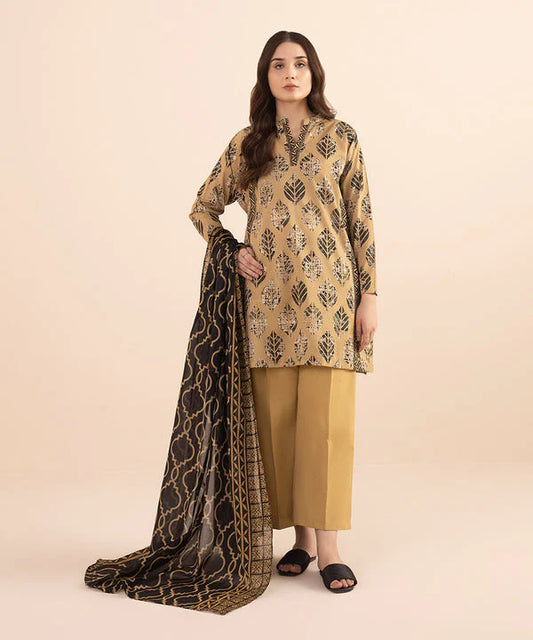 Sapphire Day to Day Mid Summer Printed Lawn 3 Piece Unstitched Dress - U3P-DY24D1-11