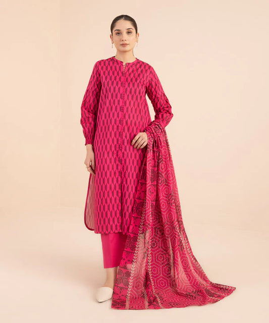 Sapphire Day to Day Mid Summer Printed Lawn 3 Piece Unstitched Dress - U3P-DY24D1-16