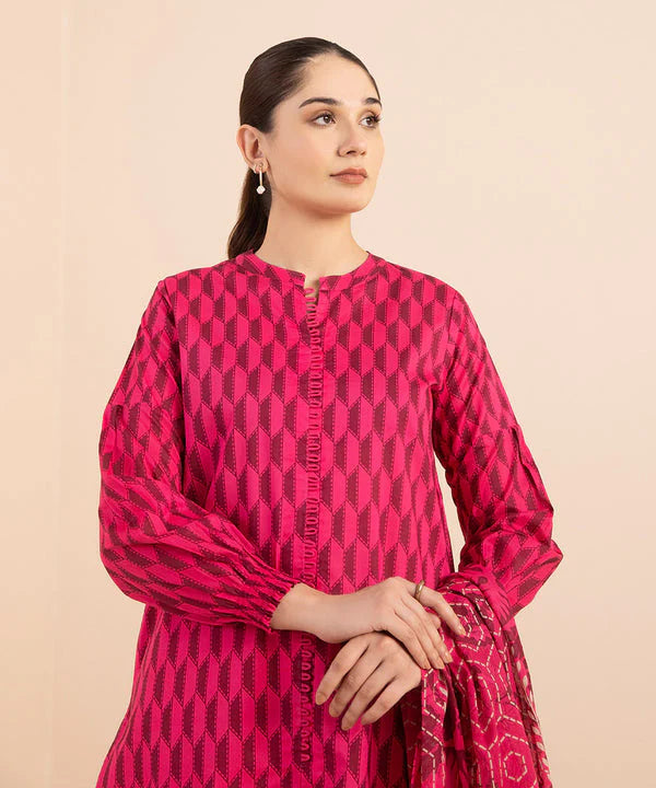 Sapphire Day to Day Mid Summer Printed Lawn 3 Piece Unstitched Dress - U3P-DY24D1-16