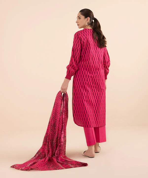 Sapphire Day to Day Mid Summer Printed Lawn 3 Piece Unstitched Dress - U3P-DY24D1-16