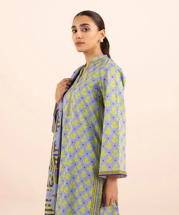 Sapphire Day to Day Mid Summer Printed Lawn 3 Piece Unstitched Dress - U3P-DY24D1-19