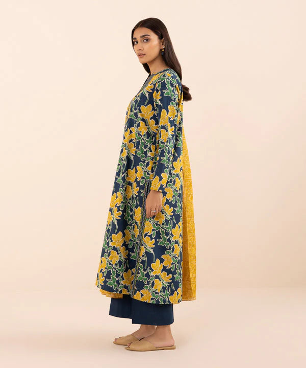 Sapphire Day to Day Mid Summer Printed Lawn 3 Piece Unstitched Dress - U3P-DY24D1-30