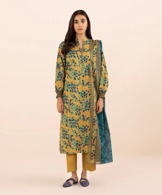 Sapphire Day to Day Mid Summer Printed Lawn 3 Piece Unstitched Dress - U3P-DY24D1-34